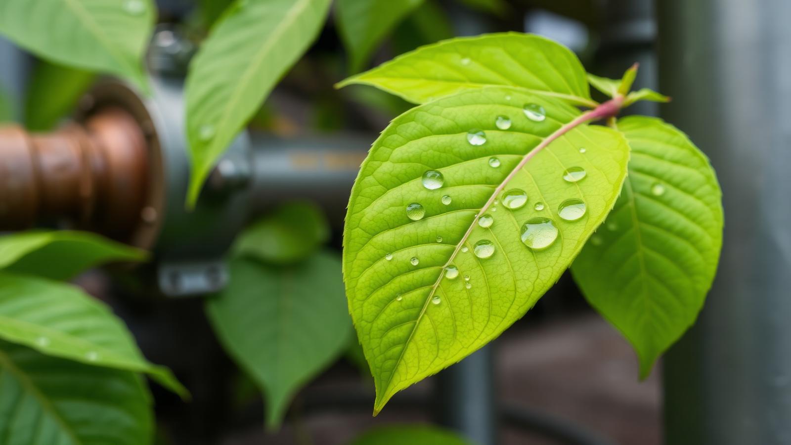 Natureza e indústria em harmonia